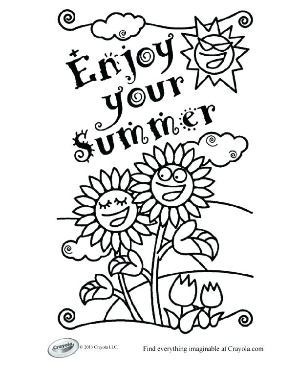 612x802 Coloring Contest Pages Coloring Summer Pictures Crayolas Free