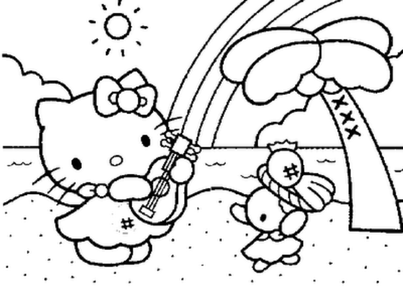 800x600 Summer Coloring Pages Free Printable