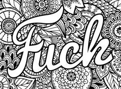 Free Sweary Coloring Pages