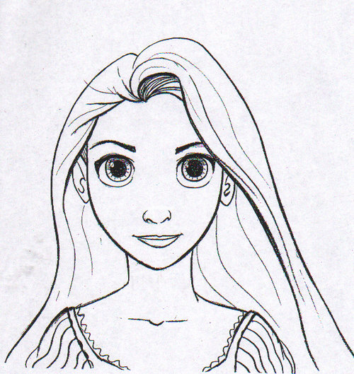 500x529 Free Coloring Pages Free Printable Tangled Amp Rapunzel Coloring Pages