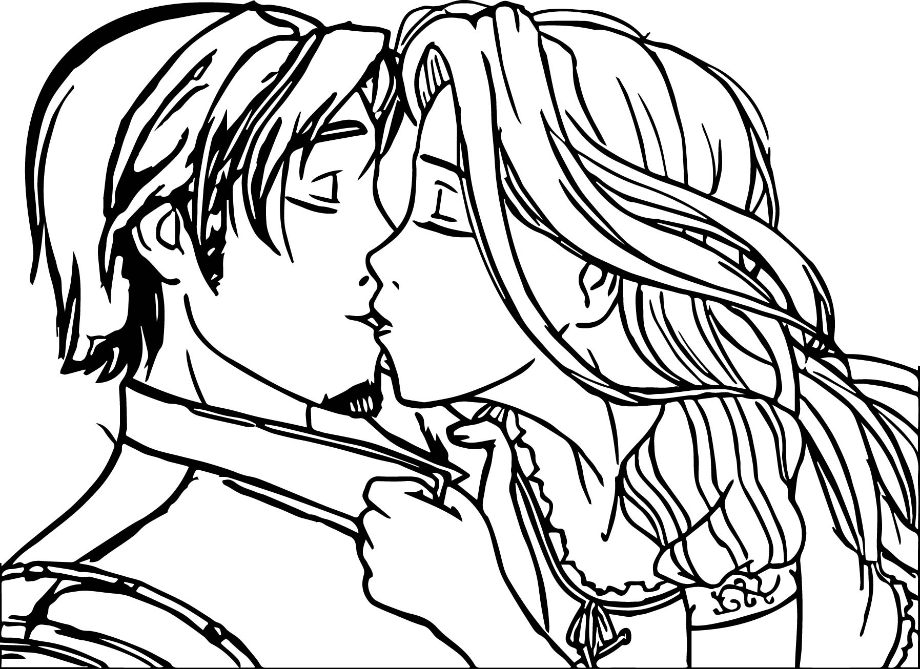 1795x1306 Free Tangled Coloring Pages Flynn Rider Of Frozen General And Anna