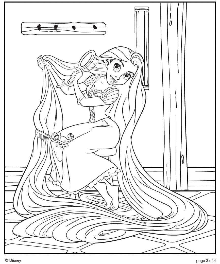 867x1041 Tangled Coloring Pages (11) Coloring Kids