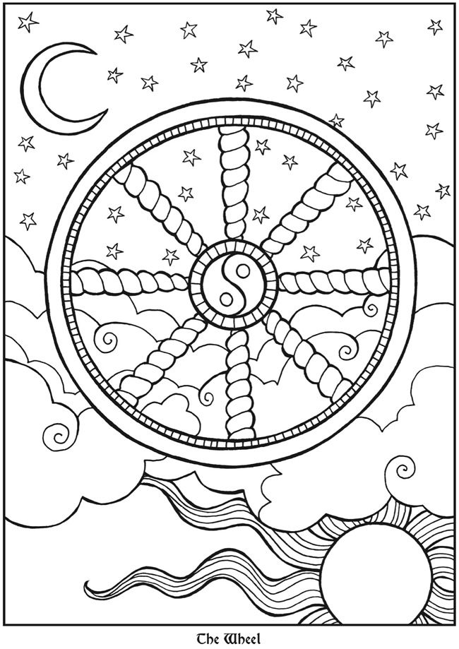 650x919 Welcome To Dover Publications Tarot Designs Coloring Book Kids
