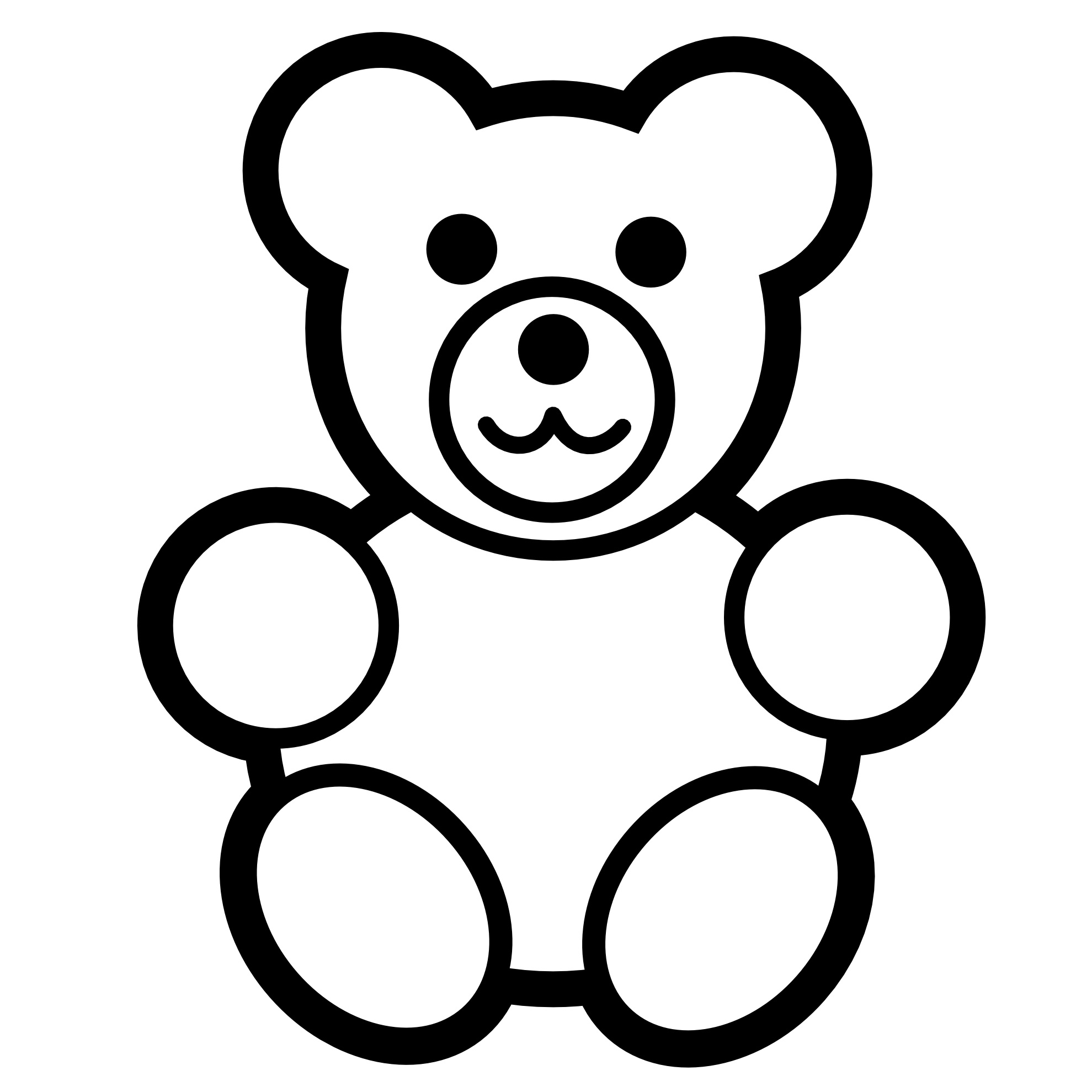 Free Teddy Bear Coloring Pages