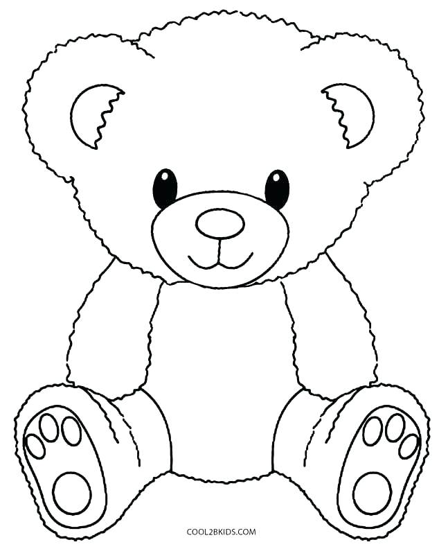 647x792 Bear Coloring Sheets Bear Coloring Sheets Trend Teddy Bear