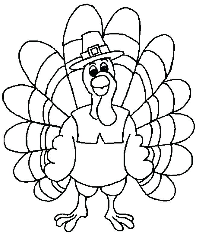 660x778 Turkey Coloring Pages Printable Free