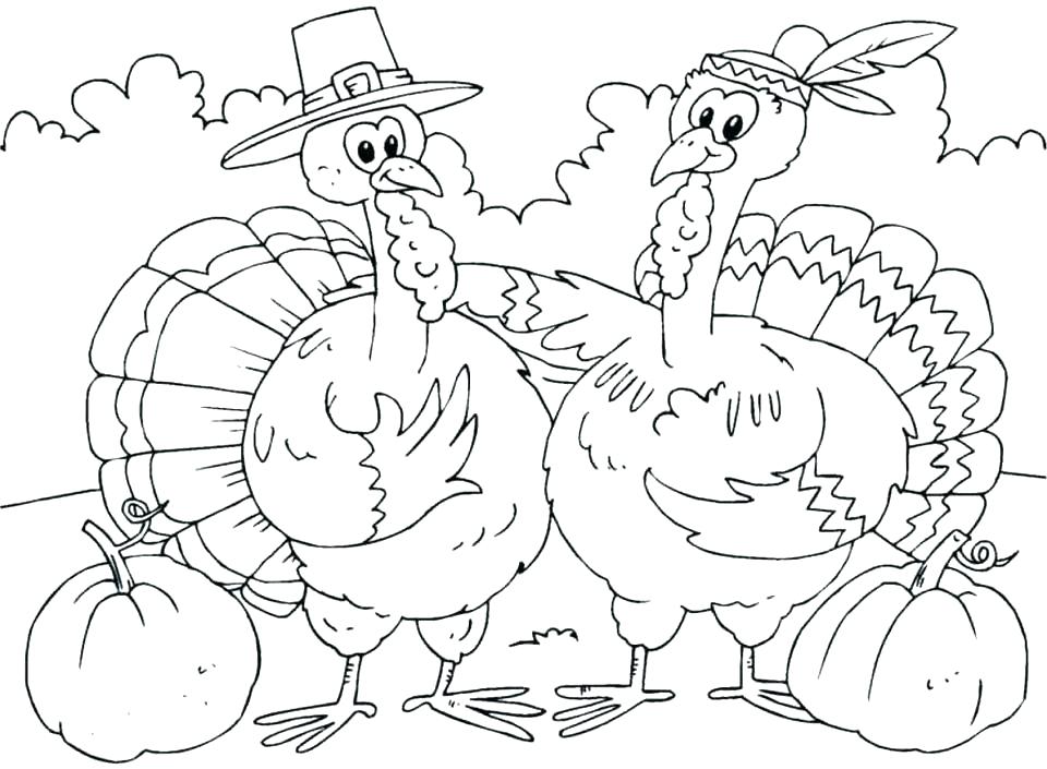 960x705 Thanksgiving Coloring Pages Printable Free Thanksgiving Coloring