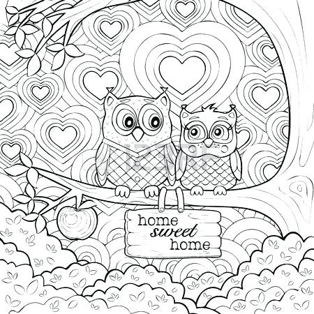 450x450 Therapy Coloring Pages Art Therapy Coloring Pages Cute Owls