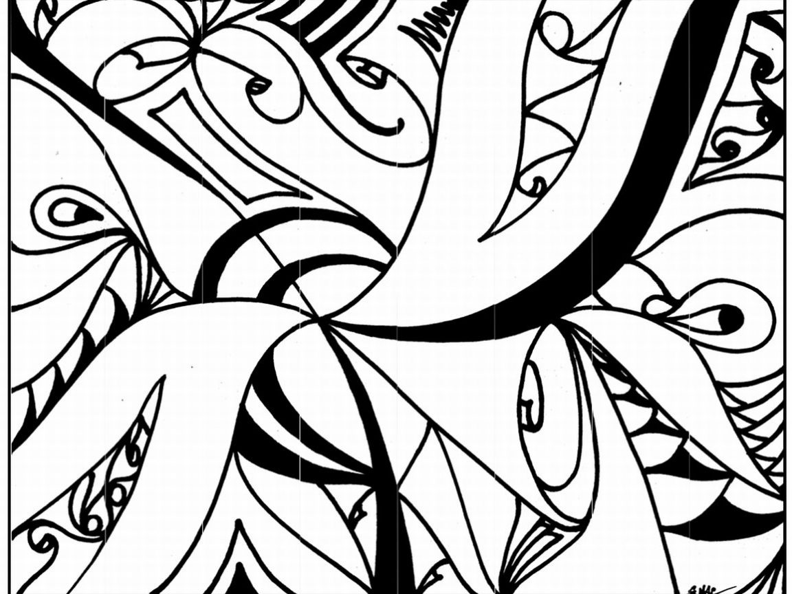 1152x864 Art Coloring Pages Printable Doodle Free Therapy Mandala Simple