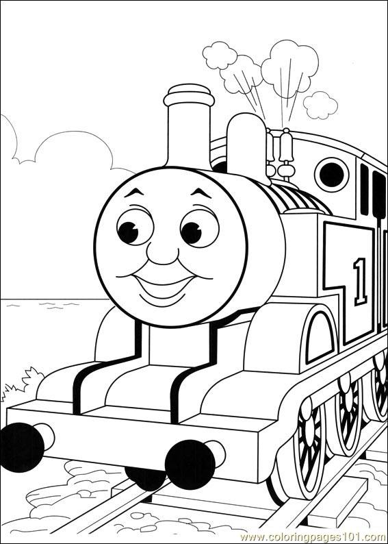 567x794 Thomas And Friends 52 Coloring Page