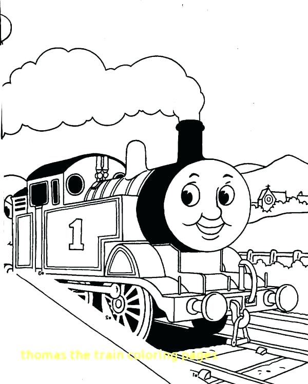 600x749 Thomas Train Coloring Page The Train Free Coloring Pages The Train