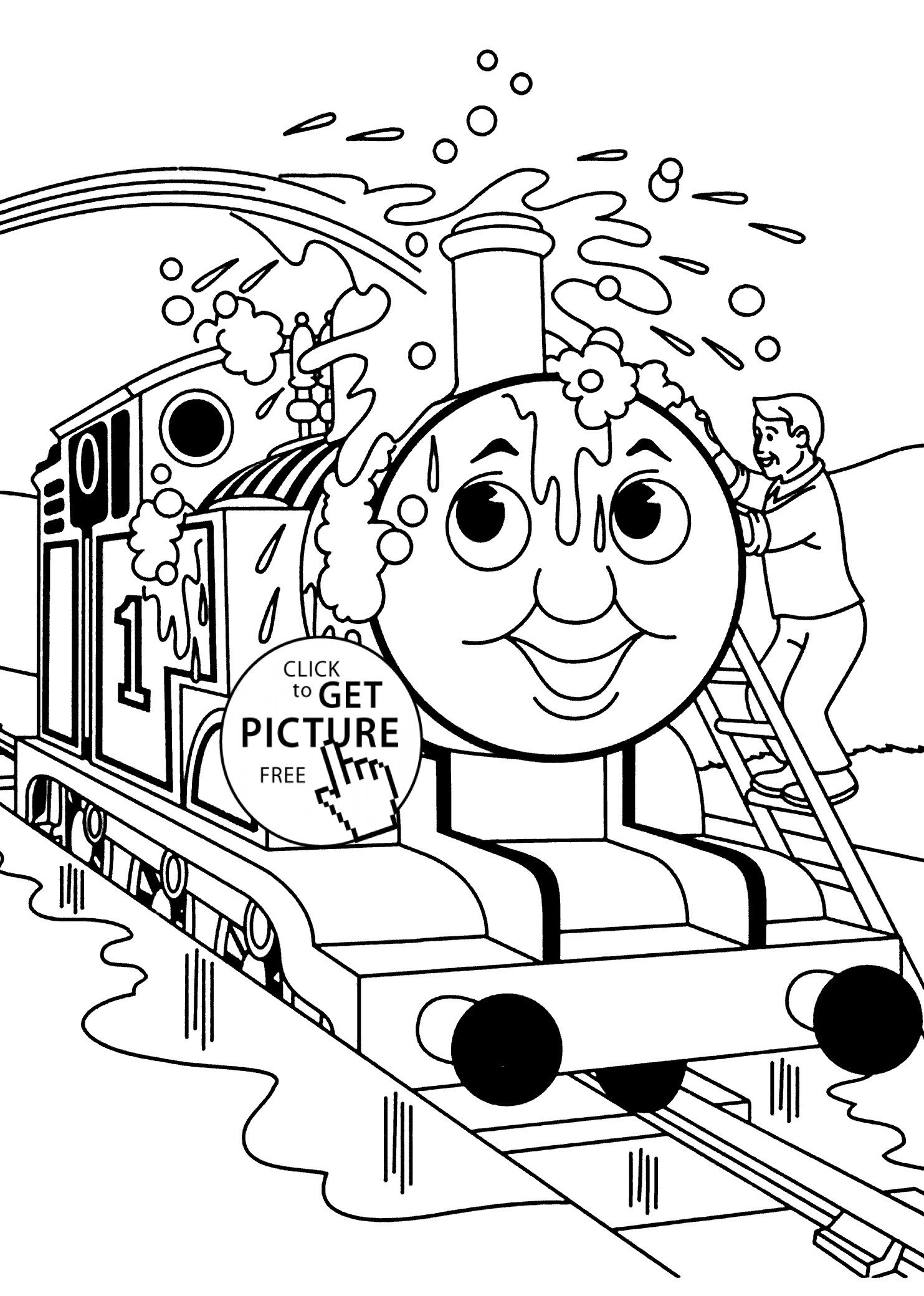1483x2079 Thomas The Tank Engine Coloring Pages Gallery