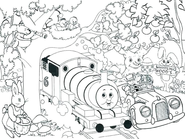736x552 Free The Train Coloring Pages The Train Coloring Pages Free Free