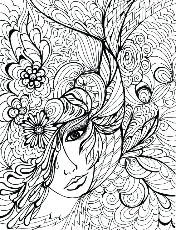 564x734 Adult Printable Coloring Pages