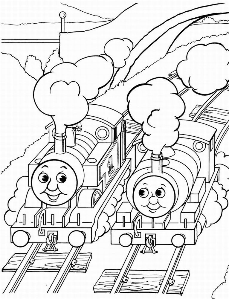 766x1000 Printable Thomas The Train Coloring Pages Para Colorear