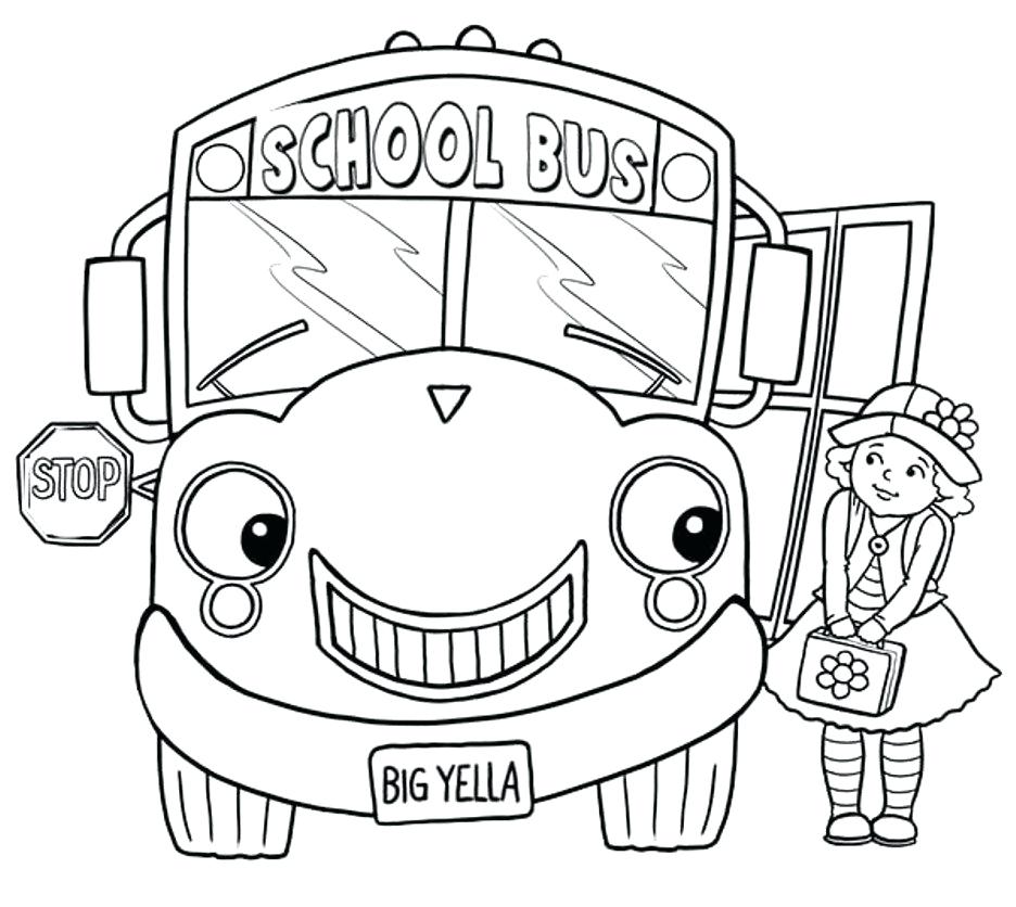 936x836 School Bus Coloring Page Picture Transportation Coloring Pages