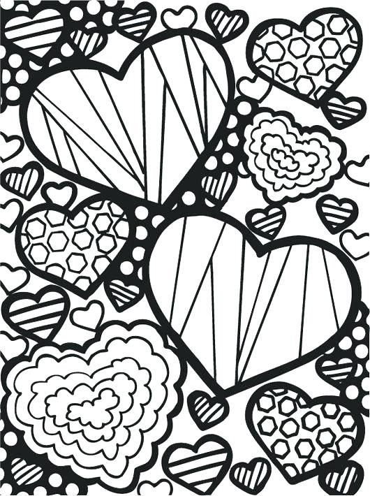 530x710 Free Valentines Coloring Sheets
