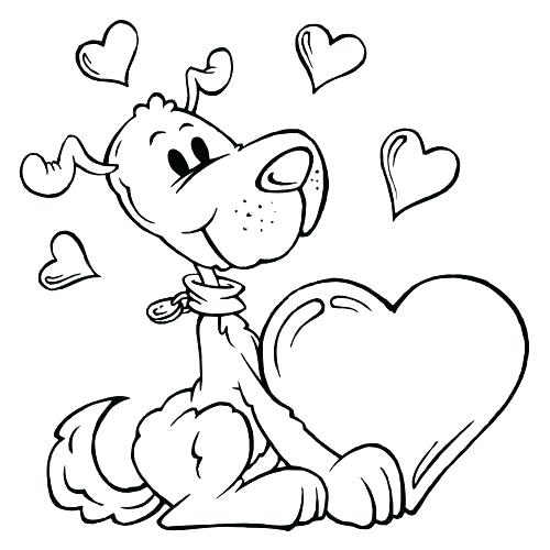 500x500 Preschool Valentine Coloring Pages Free Printable Valentine