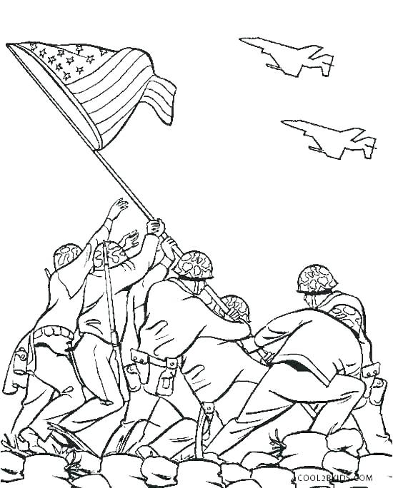 550x684 Veterans Day Coloring Pages For Kids Printable