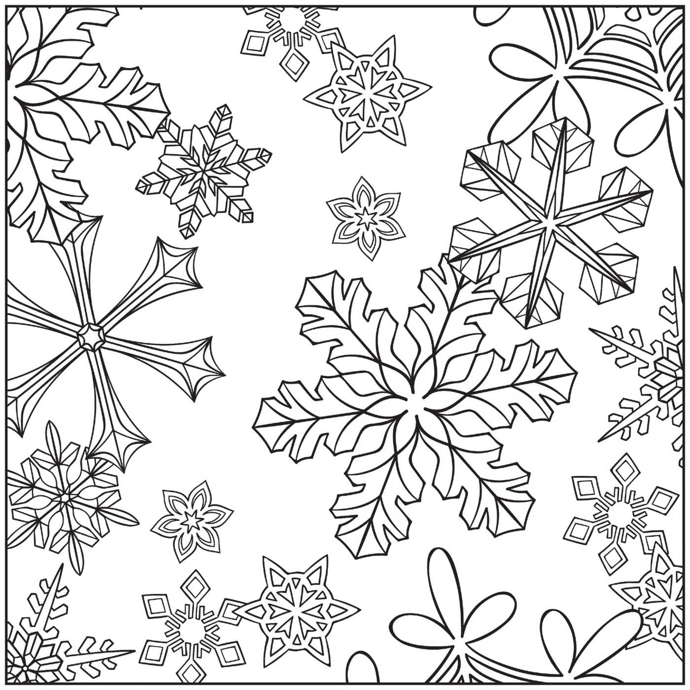 1400x1400 Winter Coloring Pages Photos High Resolution Free Printable Veles