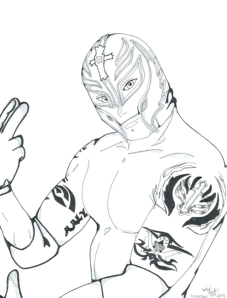 736x966 Printable Wwe Coloring Pages Coloring Book Also Free Printable