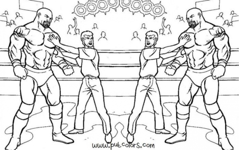 960x603 Wwe Coloring Pages Printable