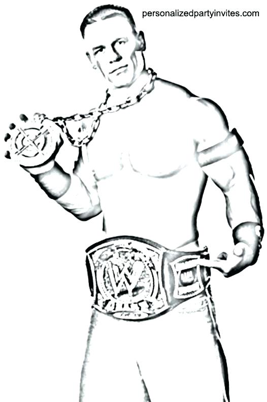 526x792 Free Printable Wwe Coloring Sheets Kids Coloring