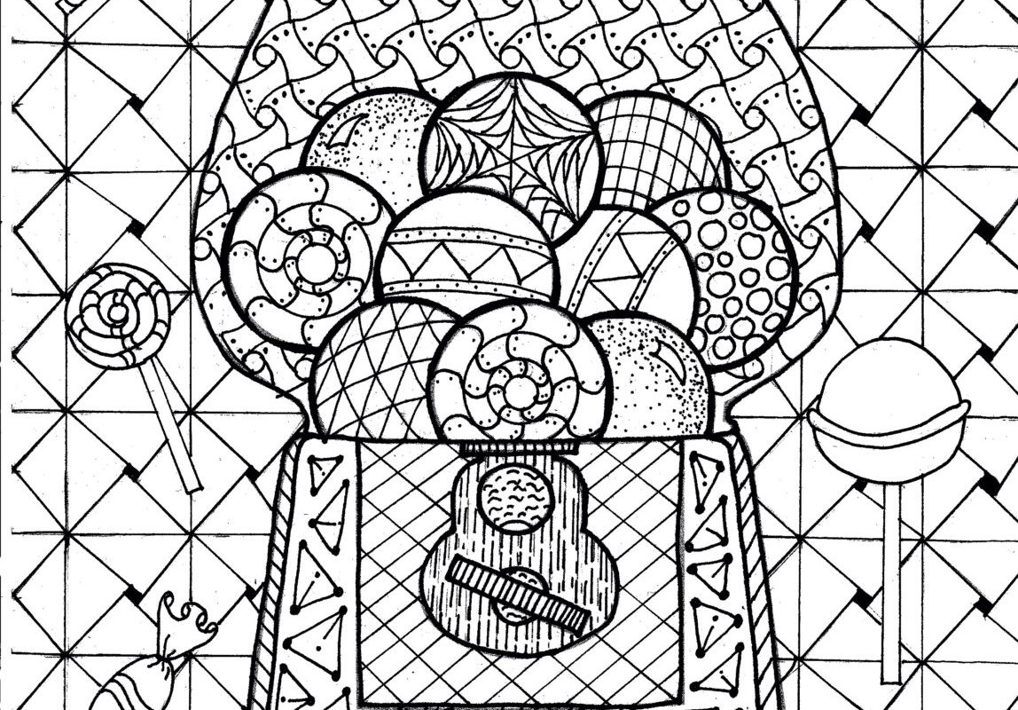 1148x800 Rabbit Zentangle Coloring Page Art Extreme Pages