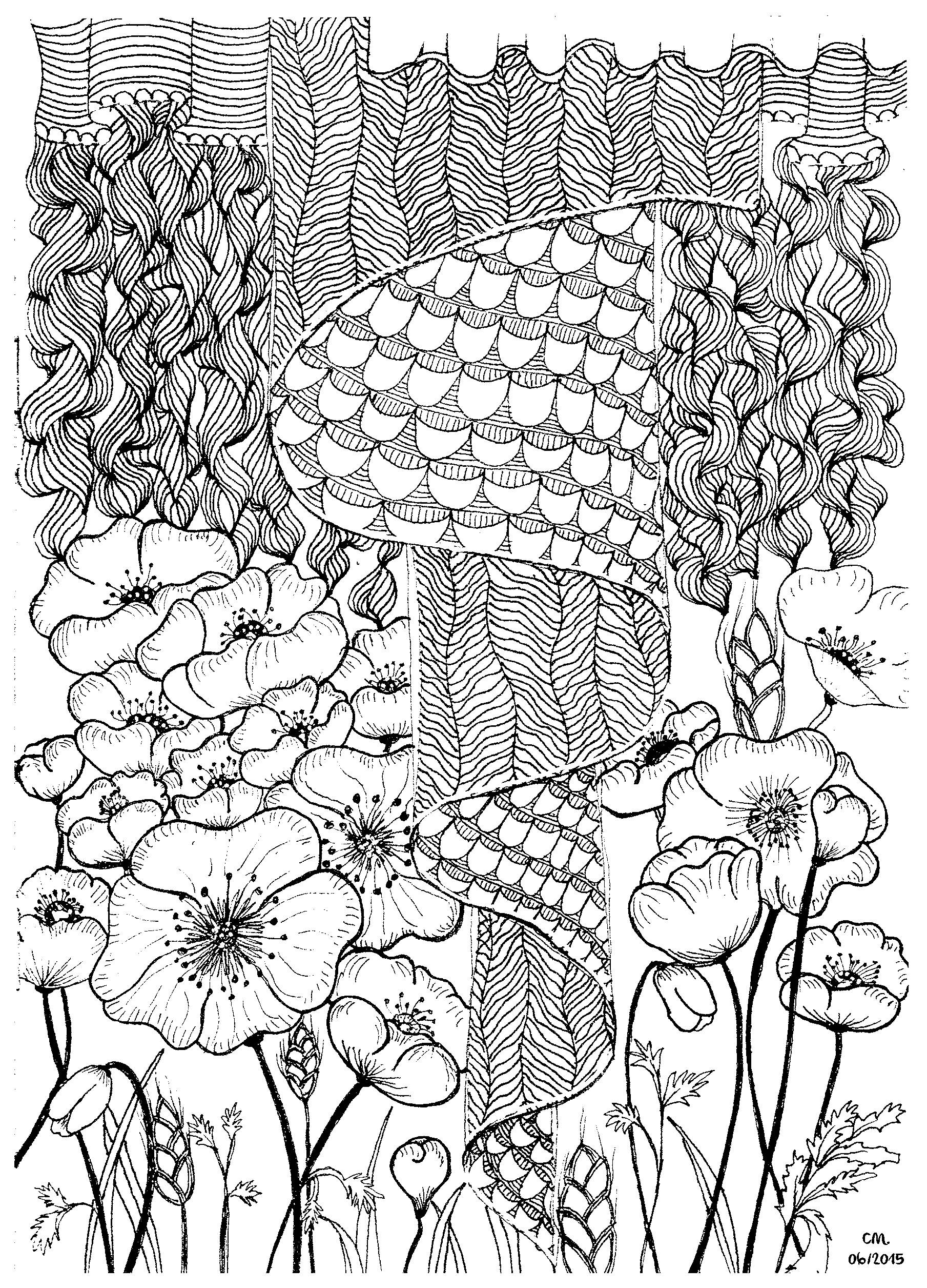 1809x2511 Zentangle By Cathym 2 Free