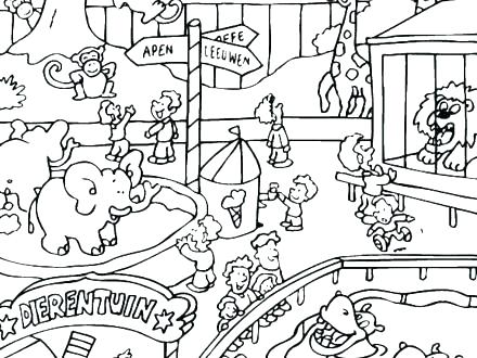 440x330 Zoo Coloring Pages 25 Free Printable Zoo Coloring Pages Online