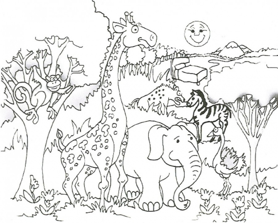 960x772 Get This Zoo Coloring Pages Free To Print 88217 !