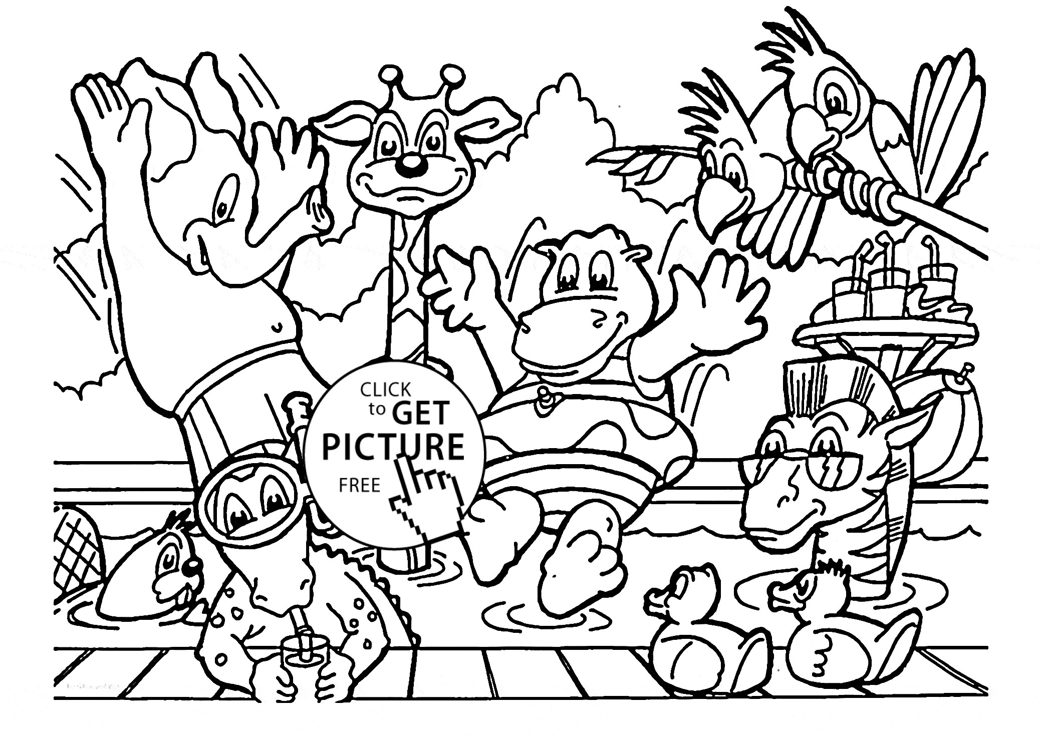 2080x1480 Amazing Zoo Coloring Pages 86 For Your Download Coloring Pages