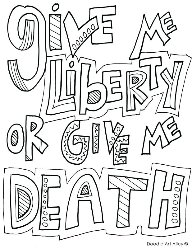 Freedom Coloring Pages