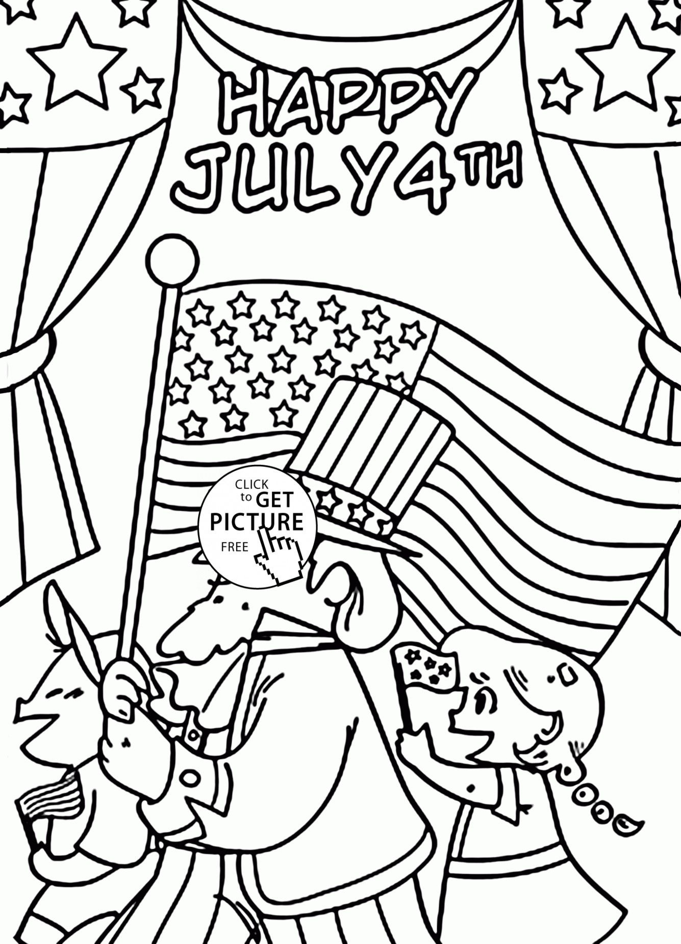 1335x1852 Best Of Let Freedom Ring 4th Of July Coloring Page For Kids