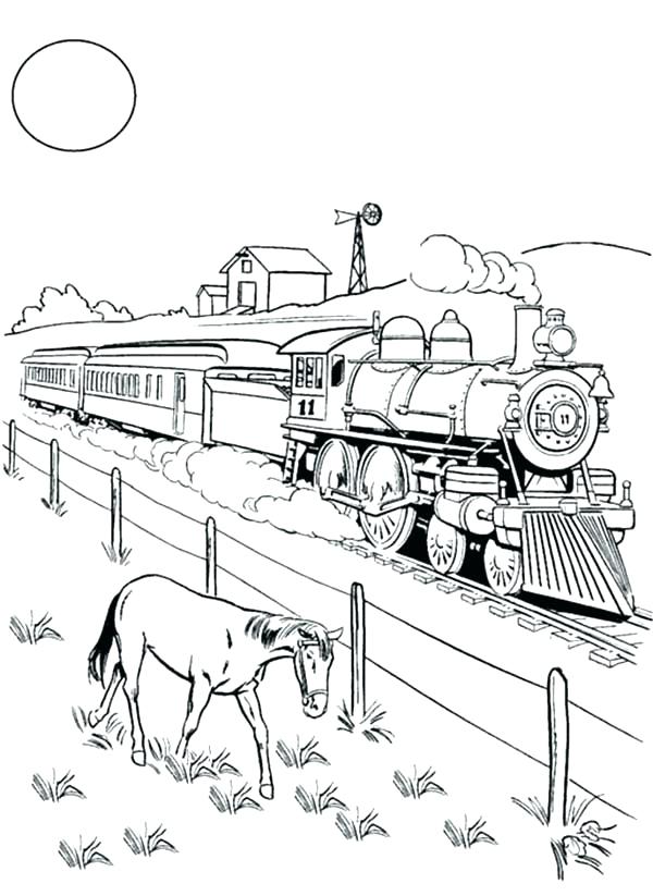 600x823 Freight Train Coloring Pages The Train Coloring Pages Free Perfect