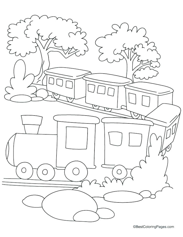 742x960 Train Coloring Pages Printable Freight Train Coloring Pages Train