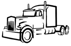 236x156 Peterbilt Semi Truck Coloring Pages Crafty Things Amp Diy Projects