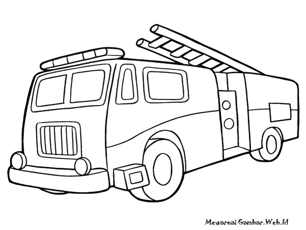 1024x768 Coloring Page ~ Firetruck Coloring Page Best Fire Truck Pages
