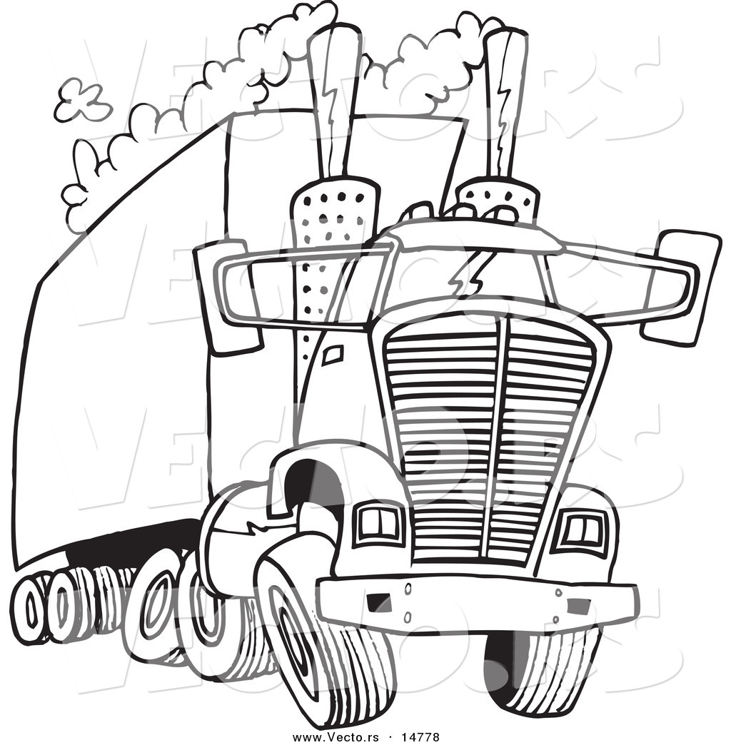 1024x1044 Tractor And Barn Printable Coloring Page. Truck Coloring Page