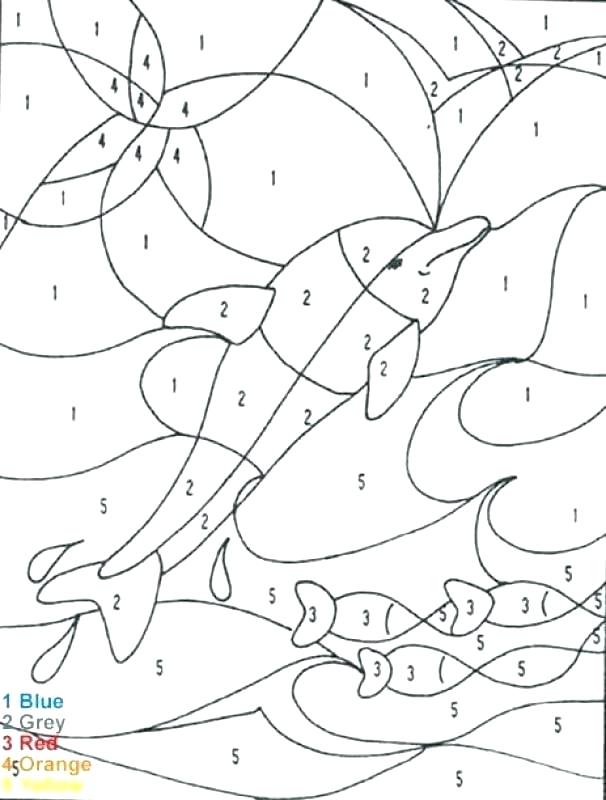 606x800 Color By Numbers Coloring Pages Coloring By Number Pages Summer