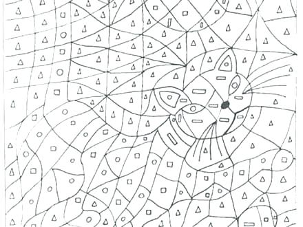 440x330 Color By Number Pages For Adults Color Number Printable Coloring