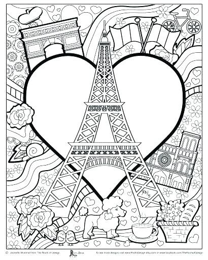 410x512 France Coloring Sheet For World Thinking Day Preparations Free
