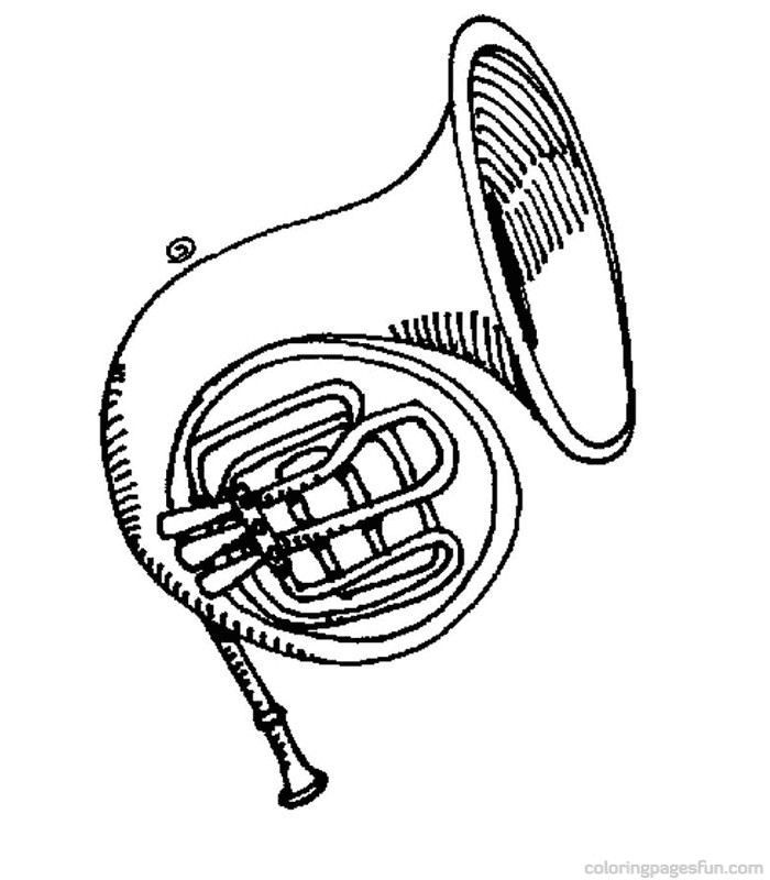 700x800 Musical Instruments Coloring Pages 53 Music Tech