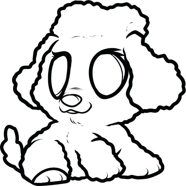600x601 Poodle Coloring Page A Poodle Drawing In Art Graphic Coloring Page