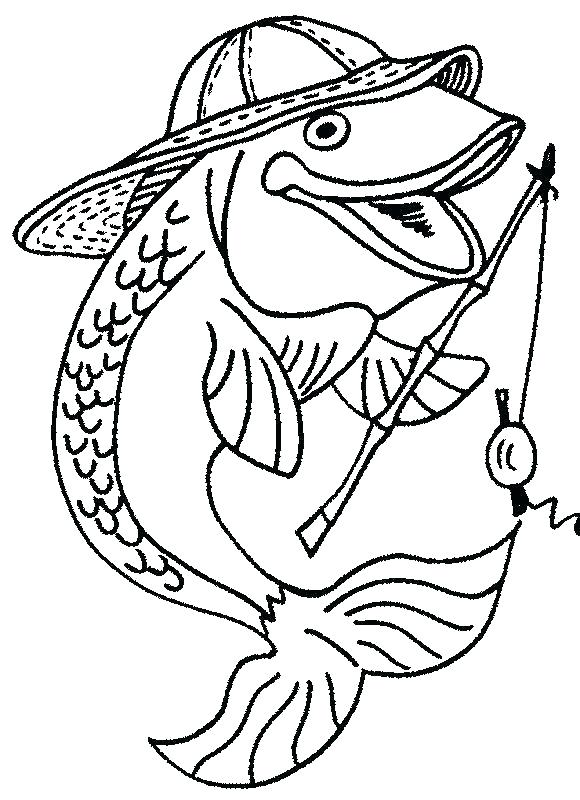 580x800 Freshwater Fish Coloring Pages Catfish Coloring Page Freshwater