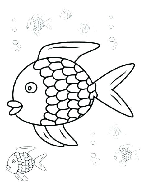 463x600 Walleye Coloring Page
