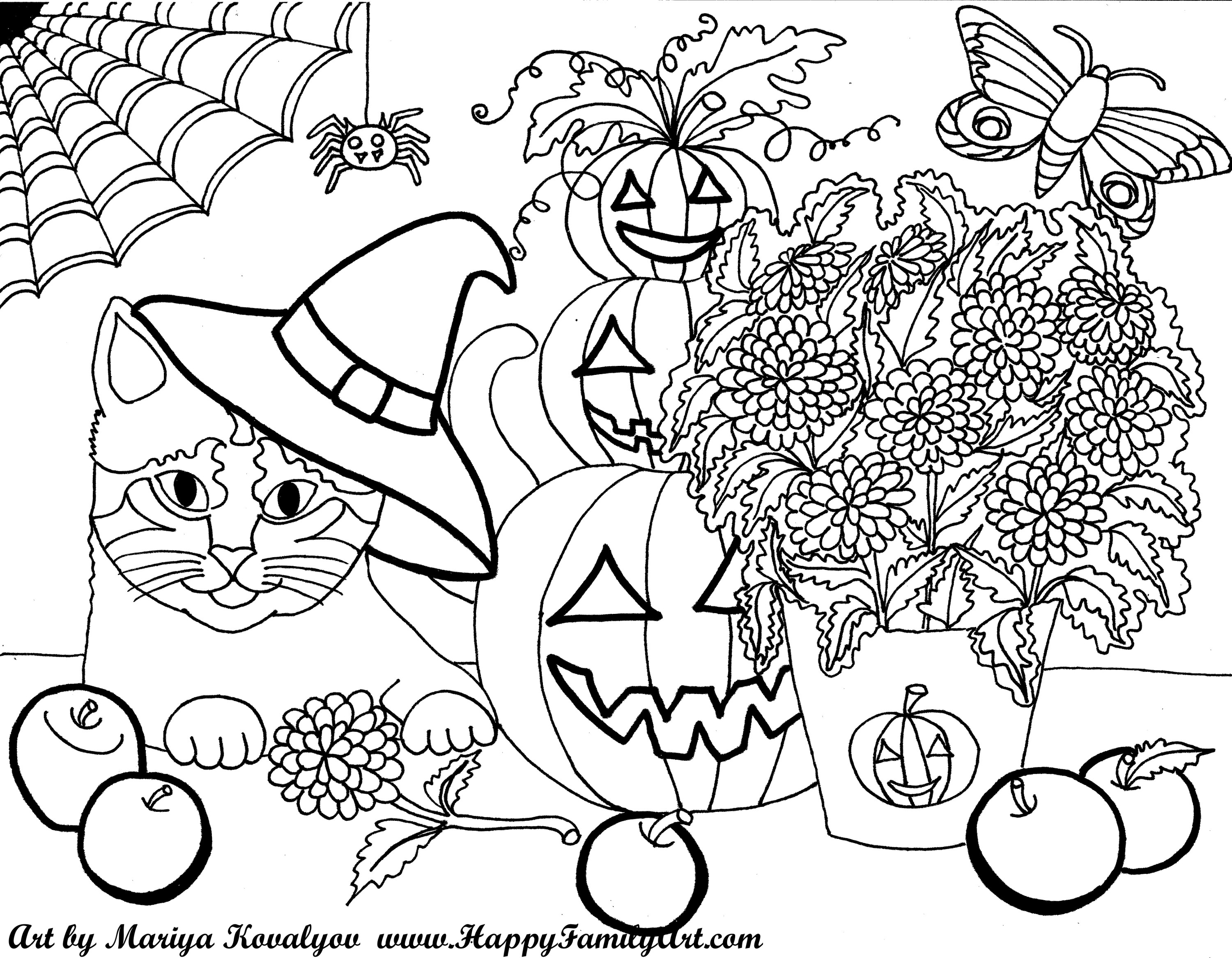 3000x2333 Frida Kahlo Coloring Page Art Project Printable