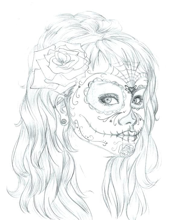 580x730 Frida Kahlo Coloring Pages