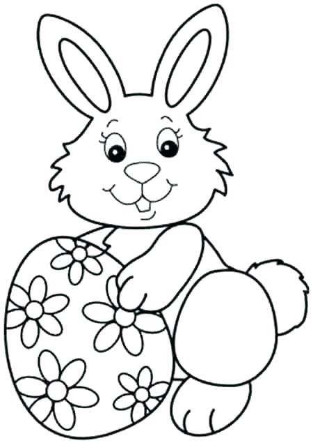 450x635 Eggs Coloring Pages Bunny Coloring Pages Bunny Pictures To Color