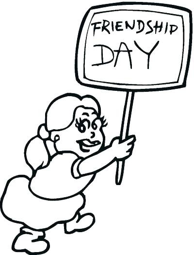 400x525 Friendship Coloring Page I Friendship Coloring Pages School